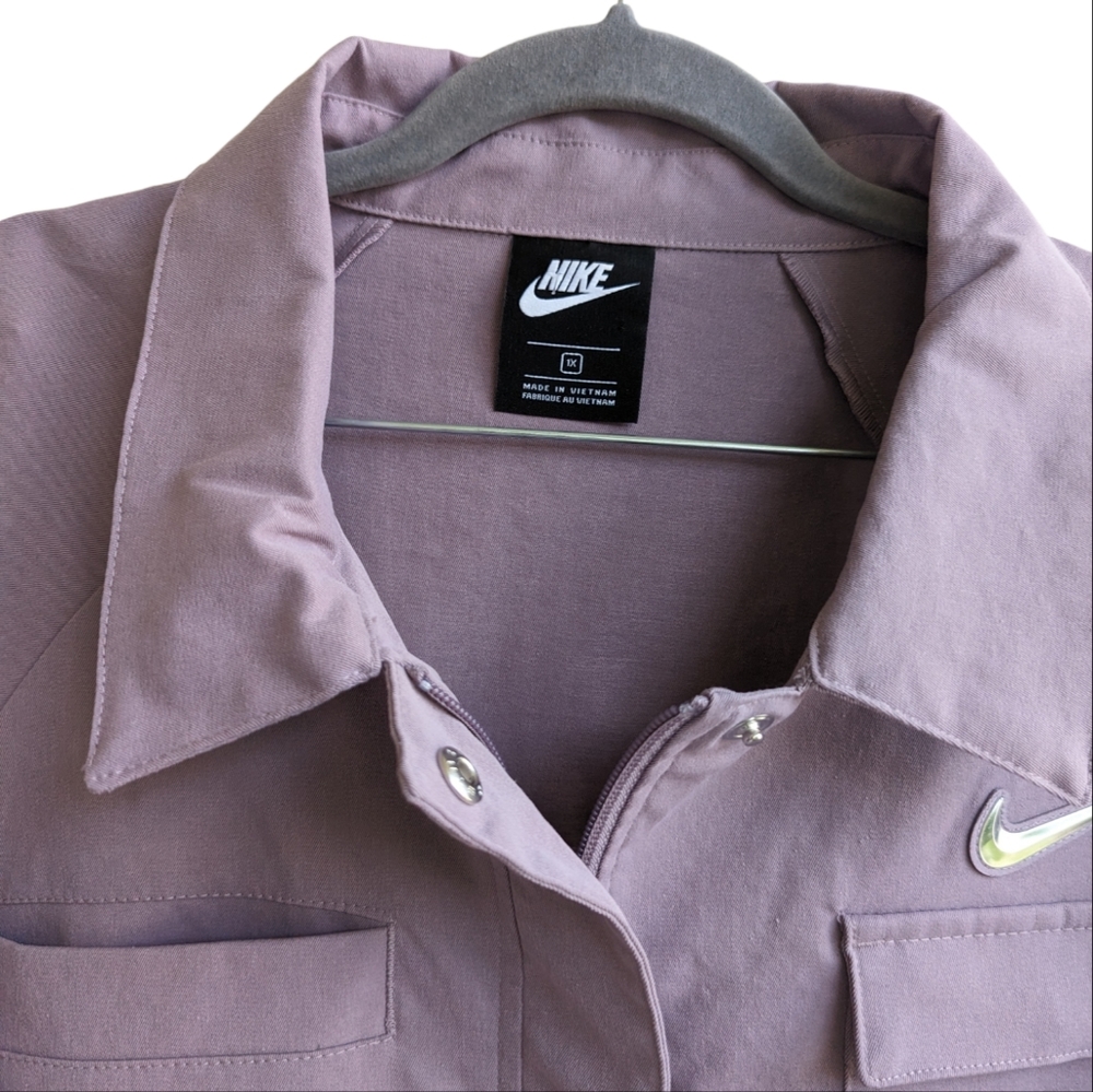 Nike Sportswear Swoosh Jacket Purple Smoke - Picture 6 of 9